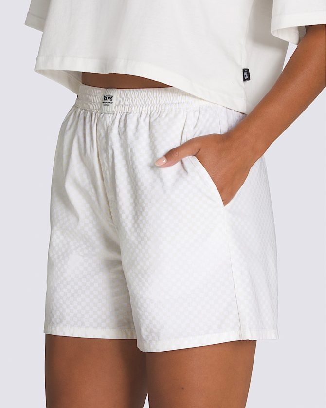 Alicia Checkerboard 3.5'' Boxer Shorts VN000MBCWHT - Image 5