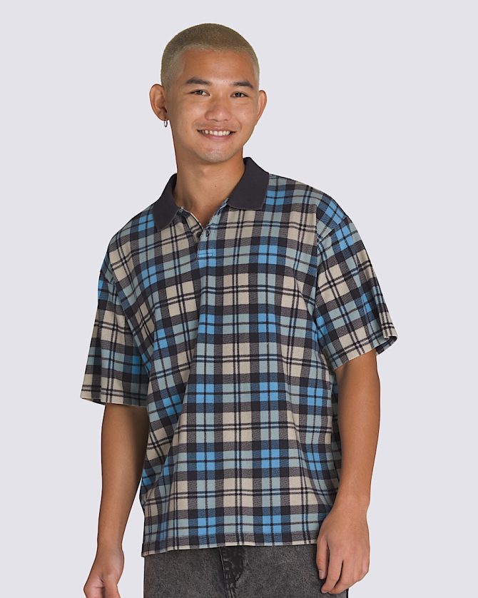 Bellmoor Plaid Polo Shirt VN000KUNE88 - Image 2