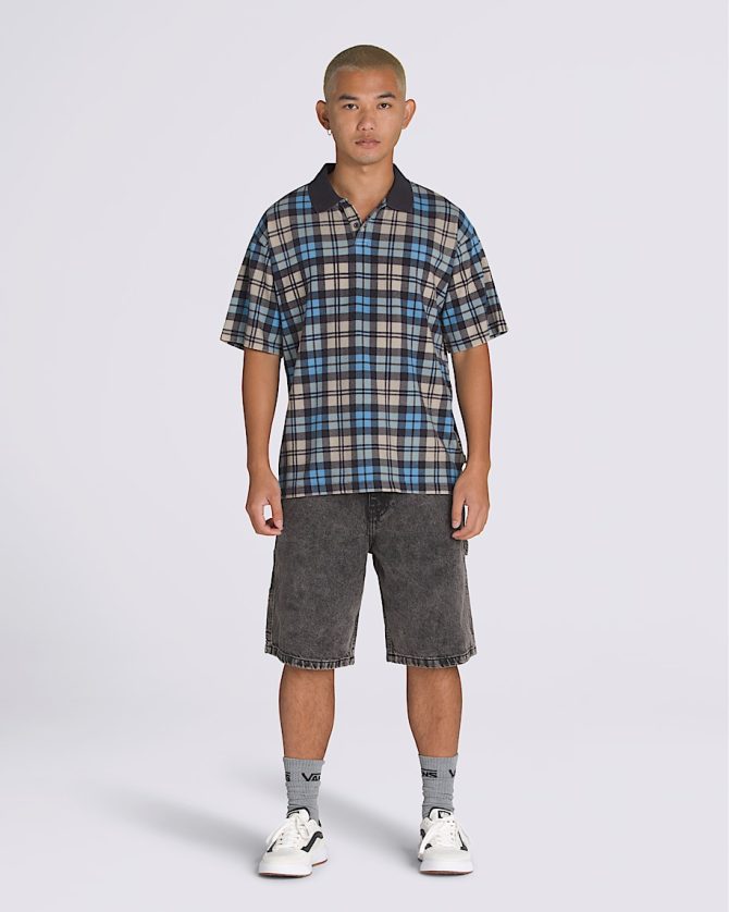 Bellmoor Plaid Polo Shirt VN000KUNE88 - Image 4