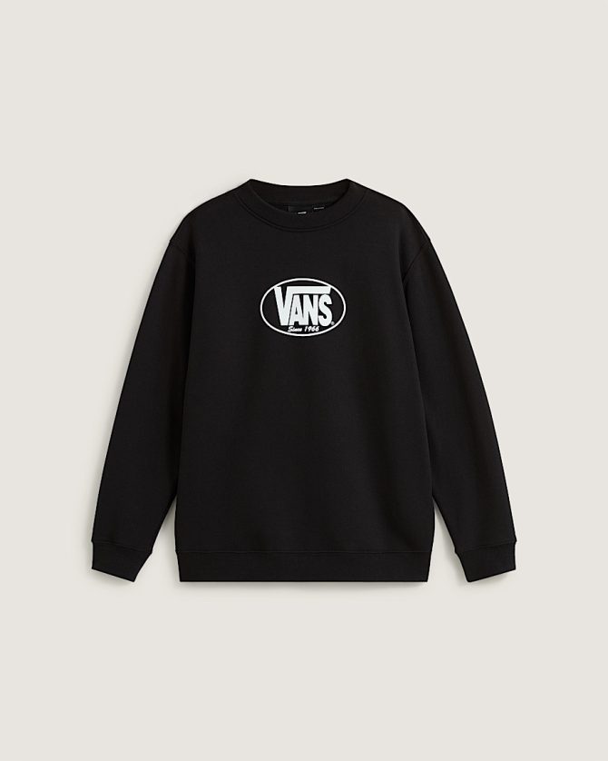 Big Kids Classic Oval Crew Sweatshirt VN000PWVBLK