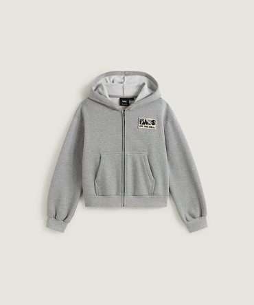 Big Kids Van-Archy Label Zip Hoodie VN000PPJ02F