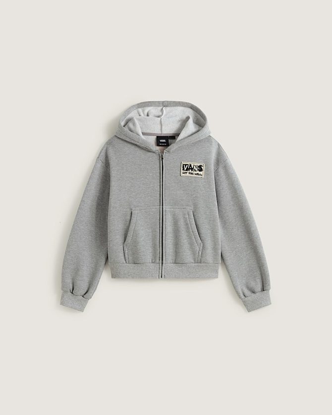 Big Kids Van-Archy Label Zip Hoodie VN000PPJ02F