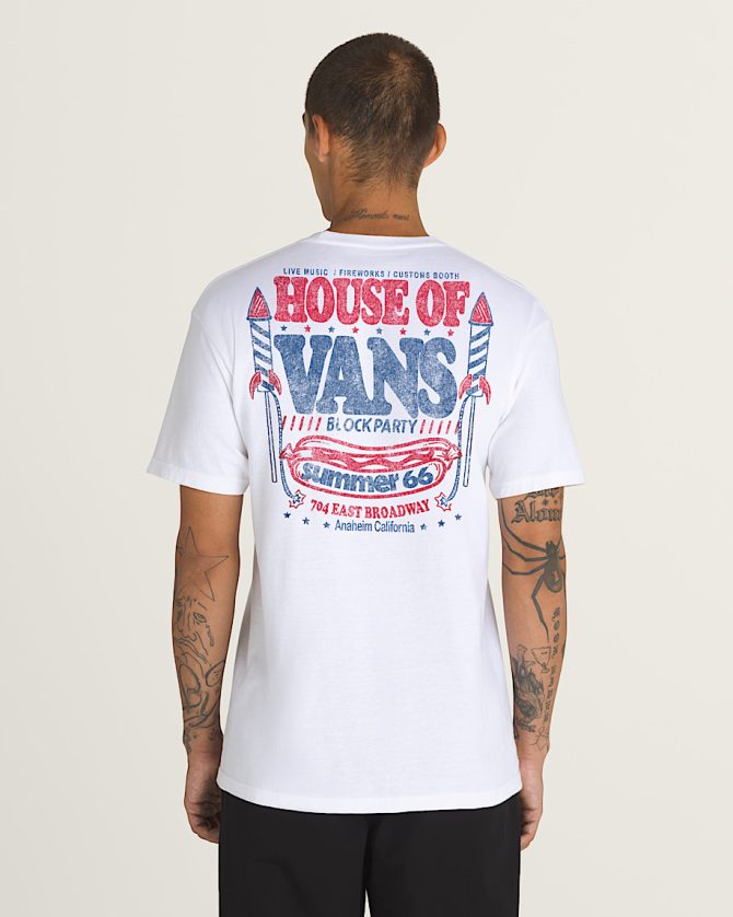 Block Party T-Shirt VN00105RWHT - Image 2