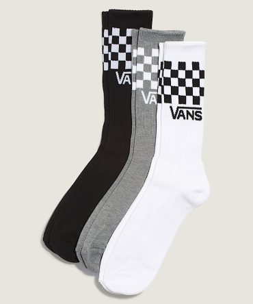 Checkerboard Crew Socks 3-Pack VN000F0WY28