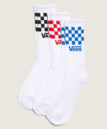 Checkerboard Crew Socks 3-Pack VN000F0WWHT