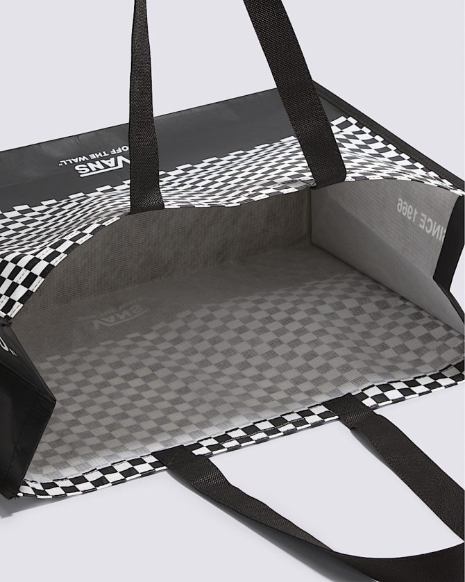 Checkerboard Reusable Tote Bag VN0A7PRZBLK - Image 3