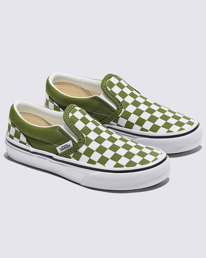 Little Kids Classic Slip-On Checkerboard Shoe VN000CYTCIB - Image 2
