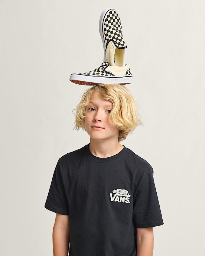 Little Kids Classic Slip-On Checkerboard Shoe VN000ZBUEO1 - Image 7