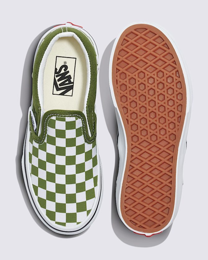 Little Kids Classic Slip-On Checkerboard Shoe VN000CYTCIB - Image 3