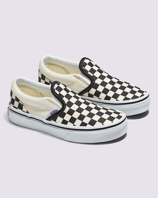 Little Kids Classic Slip-On Checkerboard Shoe VN000ZBUEO1 - Image 4