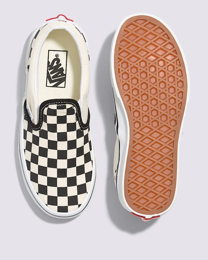 Little Kids Classic Slip-On Checkerboard Shoe VN000ZBUEO1 - Image 5