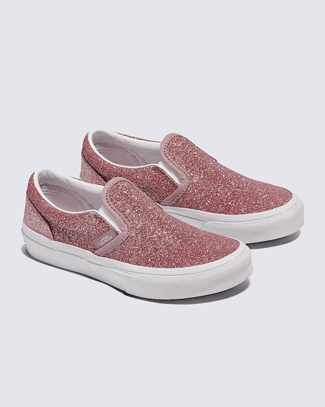 Little Kids Classic Slip-On Glitter Shoe VN000CYTFSL - Image 2