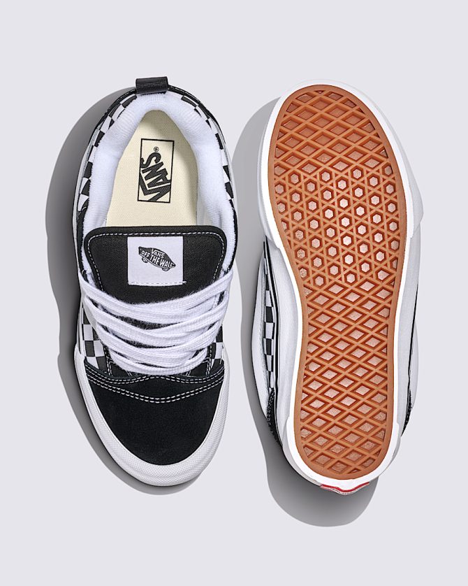 Little Kids Knu Skool Checkerboard Shoe VN000CYUBPB - Image 3