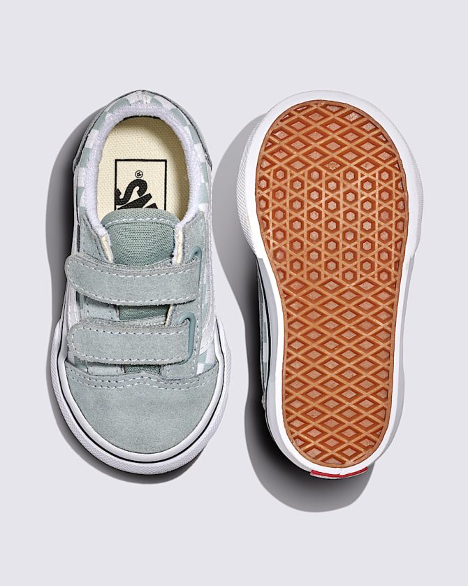Toddler Old Skool V Checkerboard Shoe VN0009RCEPO - Image 3