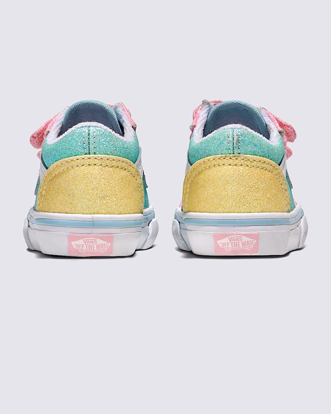 Toddler Old Skool V Glitter Shoe VN000CS6ZQP - Image 4