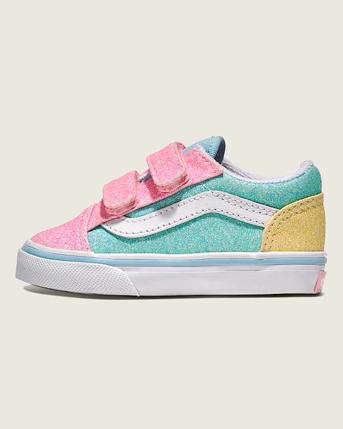 Toddler Old Skool V Glitter Shoe VN000CS6ZQP