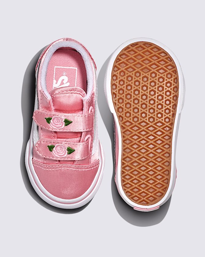 Toddler Old Skool V Satin Shoe VN000CTGY3K - Image 3